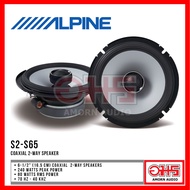 ALPINE S2-S65 รุ่นใหม่ S2-series ขนาด 6.5 นิ้ว COAXIAL 2-WAY SPEAKER ลำโพงชุดเริ่มต้นแบบ Hi-Res AMORN AUDIO