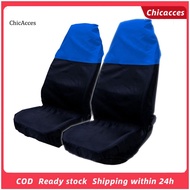 ChicAcces 2Pcs Waterproof Universal Car Auto Van Heavy Duty Protector Seat Cover Case