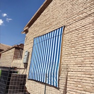 Stripe Privacy Shade Fence - Balcony Screen
