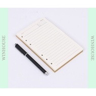 A6 Refill Paper 100pcs 6 Holes Journal Planner