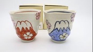 富士山櫻花杯 茶杯 酒杯 Mr Fuji Sakura Cup 一對