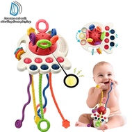 Baby Montessori Toys Pull String Sensory Toys Baby 2 12 Months Silicone Develop Teething Activity To