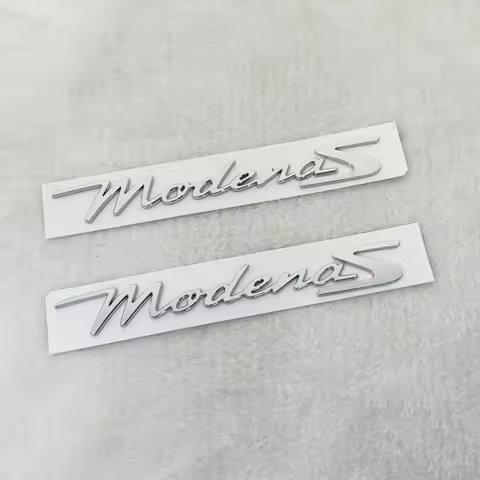 Coche 3D ABS GT Logo insignia emblema calcomanías pegatina para Maserati Levante Quattroporte Ghibli
