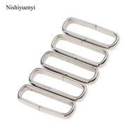[Flameer] 5 Pieces 18mm-24mm Metal DIY Watch Strap Retainer Ring Strap Loop Hoop Holder Buckle