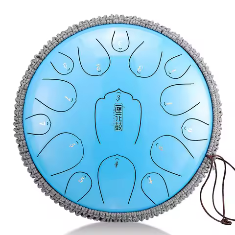 Steel Drum 14 Inch 15 Notes Handpan Hand Pan Handpan 432hz with Handpan Bag