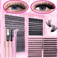 Eyelash Extension Kit Single C D Curl With Eyelash Glue, Sealant And Tweezers 8-16MM