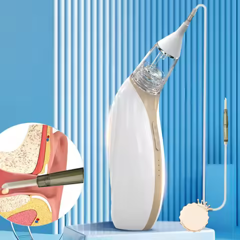 Ear Vacuum Wax Remover 3 Suction Levels Low Noise Rechargeable Detachable Ear Wax Removal Kit 5V 1A 