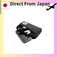 ELECOM Gadget Pouch, Bag-in-Bag, Slim Type, Small, Black【Direct From Japan】