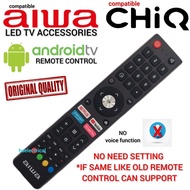 Aiwa Chiq Android tv accessories REMOTE CONTROL (AIWA HIGHT QUALITY)