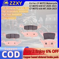 For CF MOTO 650 GT 2020-2023 CF MOTO 650 MT 2020-2023 1 Set Motorcycle Accessories Front&Rear Copper