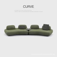 Curve Curve Island Sofa Italian Minimalist Studio Homestay Large Flat Layer Modular Combination Irre