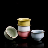 Ru Kiln Tea Cup Personal Dedicated Ceramic Kung Fu Tea Cup Single Cup Personal Cup Tea Set Tea Cup T