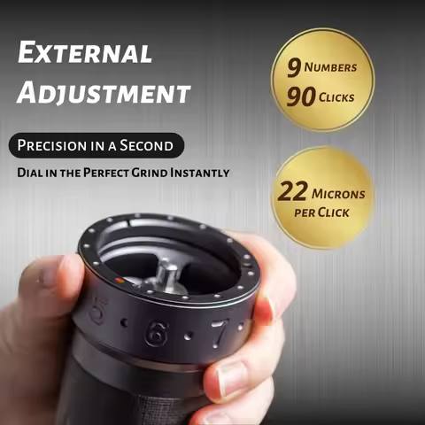 1Zpresso ZP6 S Special Manual Coffee Grinder 48mm Burrs Finer Adjustment Mechanism Primarily Designe