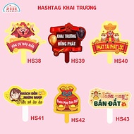 Hashtag cầm tay khai trương