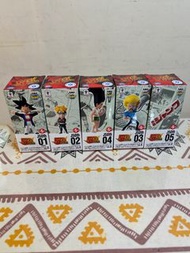 日版 WCF 少年Jump 50th Anniversary Vol.1 Complete 5 Piece Set 悟空 博人 小岡