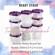 Ready Stock Tupperware Brands Modular Mates(MM) Round Set (200ml & 400ml) /MM Oval III 1.1L/ MM Squa