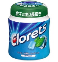 KẸO CAO SU BẠC HÀ TƯƠI MỚI CLORETS NHẬT BẢN (LỌ 140GR) - KẸO SINGUM KHÔNG ĐƯỜNG