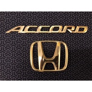 Honda Accord euro cl7 rear set gold emblem