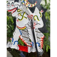 Wayang Kulit Asli BUTO AMRAL BRAHALASEWU Mini 30 cm