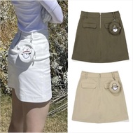 MALBON Korean original golf clothing women's skirt white sports slim A-line skirt small ball bag short culottes J.LINDEBERG Titleist DESCENNTE Korean Uniqlo ☋✘