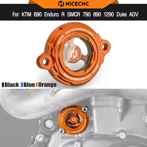 For KTM 690 Enduro R SMCR 2008-25 Engine Oil Filter Cover Cap 790 890 Adventure/R 1290 Super duke R/