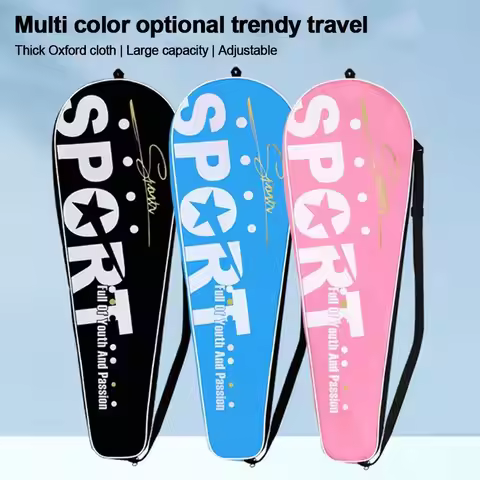 Protective Pouch Waterproof Badminton Racket Bag Oxford Portable Badminton Racket Cover Thick Racket