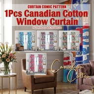 1Pcs Canadian Cotton Window Curtain Curtain for Window, Curtain for Bedroom, Curtain for Window