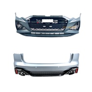 A6 C8 RS6 Bodykit All Road Style Modified Front Rear Bumper Diffuser For Audi A6 C8 S6 All Road Body