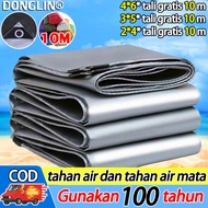 DONGLIN terpal 4x6 meter/3x5Meter/2x4Meter Meng-upgrade dan menebal Bahan PE terpal anti panas dan h