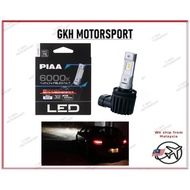 (FREE 6000K T10 LED) PIAA LEH182 H8 /H9 /H11 /H16 4th GEN Ultra Compact 6000K LED Bulb Car Fog Head 