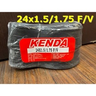 [Genuine Made In Taiwan] KENDA 24x1.5/1.75 F/V French Valve Inner Tube TCX Espoir 24 Inch