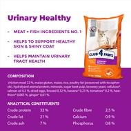 CATQUEEN PETS Malaysia Club 4 Paws Premium Cat Food 14KG Chicken Hairball Control Indoor Urinary Mak