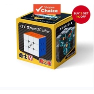 Qiyi Warrior Magnetic M3x3 Magic Cube 3x3 Speed Cube UV Coated Puzzle Cube