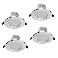 Zdm 4pcs 5W 400-450LM Dimmable Led Downlights Warm White/Cool White/Natural White Ac110v/Ac220v