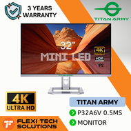 Flexi Tech TITAN ARMY 32 inch MiniLED UHD 4K 144Hz IPS 0.5ms HDR Gaming Monitor (P32A6V)