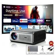 H31 Projector 4K 1200 ANSI 2+32G Auto Focus For Daytime Use Projector With Ethernet Port HDMI USB 5-