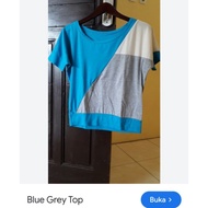 Blue grey top