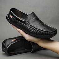 tomaz shoes 2022 selebriti bersih kulit asli kulit kasual sepadan dengan kasut kacang bernafas Korea satu kaki kasut lelaki lembut bersol lembut