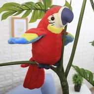 Mainan Anak Boneka Burung Beo Berbicara Bisa Meniru Suara &amp; Tarian DO
