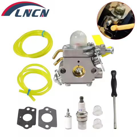 Dalom C1U-H60 Carburetor for Ryobi Homelite 25cc 26cc 30cc SS26 SS30 CS26 CS30 String Trimmer Brushc