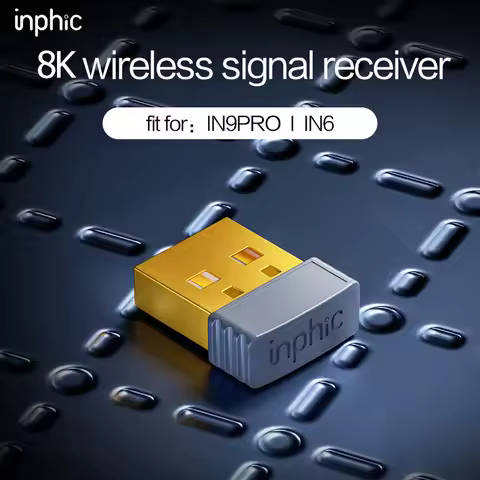 inphic IN9 pro 8kHz receiver, through the inphic 8K wireless receiver, the maximum mouse polling can