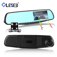 dual lens car camera rearview mirror auto dvrs cars dvr full hd 1080p night parking video recorder registrator dash cam