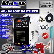 MASW AC DC TIG MMA WELDING MACHINE AC/DC200P PULSE CONTROL TIG MACHINE