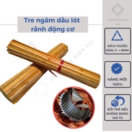 Bamboo soaked in oil to line engine grooves, 30cm long, version size 3 to 8mm TDN3-8MM10C