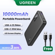 UGREEN 10000mah PD 20W Power Bank Fast Charge for Mobile Phone Portable Powerbank iPhone 15 pro max 