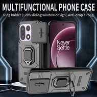 Case For Oneplus 15 13 13T 13R ⭐Plastic Bracket Ring Magnetic Car Holder Phone Cover⭐ Shockproof She