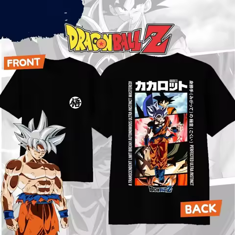 Anime Dragon Ball Son Goku cool Graphic Unisex Tshirt，high quality 100%cotton O-neck Y2k Harajuku 20