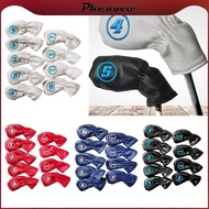 [Phenovo] 9pcs Golf Hybrid  Set Kopfbedeckung Utility Club  Interchangeable Number Tag