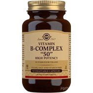 Solgar Vitamin B-Complex ''50'' Vegetable Capsules - Pack of 50 - Daily Capsule - Supports Mental Pe