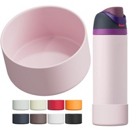 JiaYe--Silicone Water Bottle Boot, Protective Bottom Bumper Sleeve for owala 24oz/32oz/40oz, Anti‑Sl